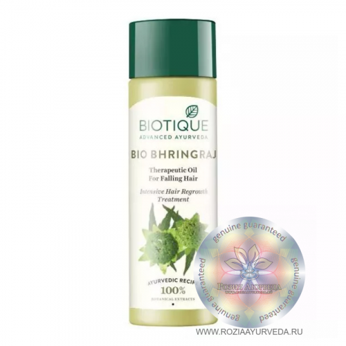 Лечебное масло против выпадения волос Био Брингарадж Биотик (Bio Bhringraj Therapeutic Oil For Falling Hair Biotique), 120 мл.